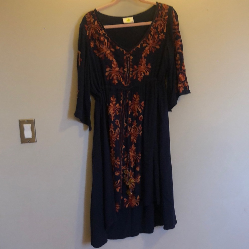 Embroidered summer dress